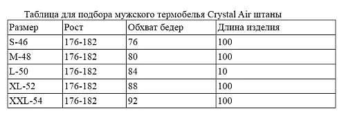 Hyperlook Crystal Air термобелье охлаждающее, штаны, черный