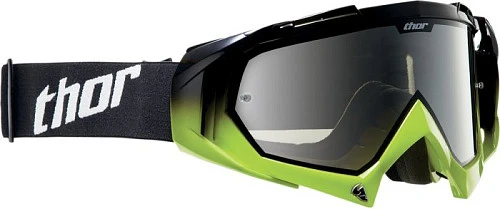 Thor S11 Hero Black/Green мотоочки, черно-зеленый