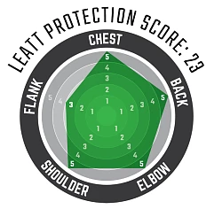 Leatt Body Protector 3DF AirFit Hybrid моточерепаха, черный