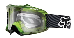 Fox Airspc Camo мотоочки, зелено-черный, прозрачная линза