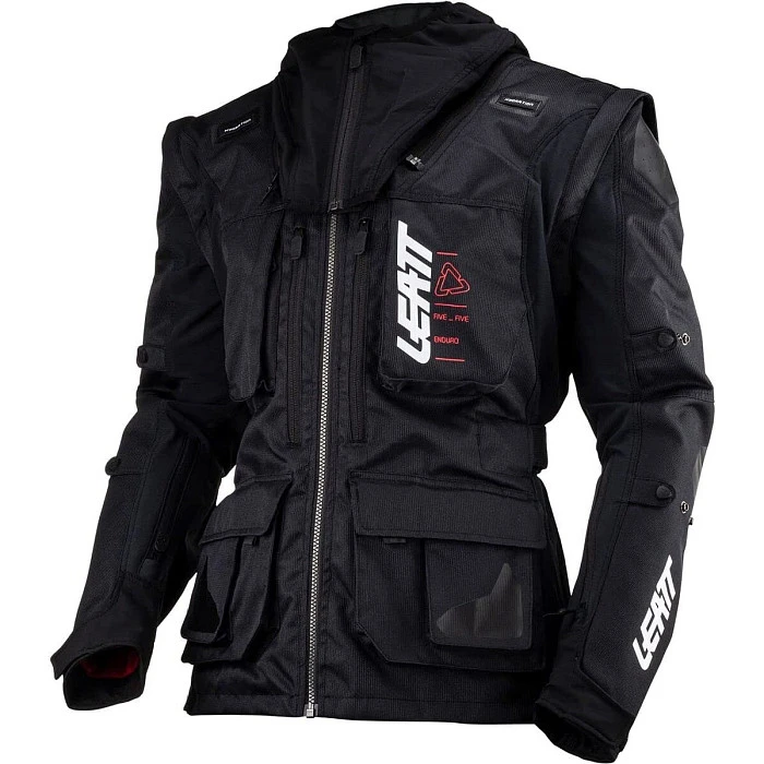Leatt Moto 5.5 Enduro Black мотокуртка эндуро, черный