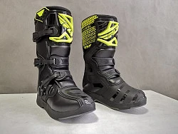 Fly Racing Maverik MX Youth мотоботы детские/женские, черно-салатовый