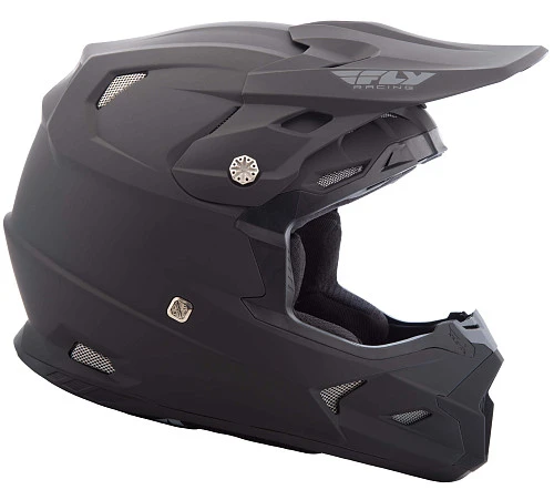 Fly Racing Toxin MIPS Solid шлем кроссовый, черный матовый