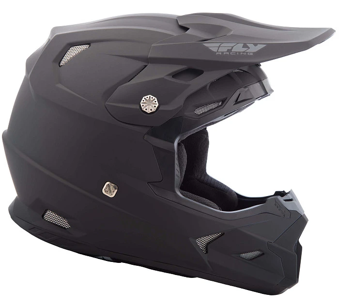 Fly Racing Toxin MIPS Solid шлем кроссовый, черный матовый