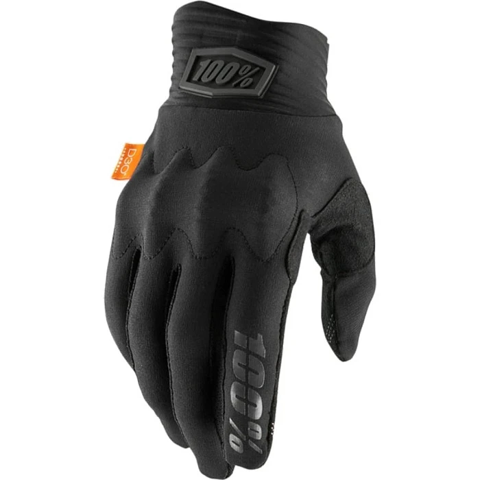 100% Cognito D3O Black/Charcoal мотоперчатки