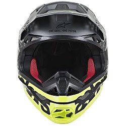 Alpinestars Supertech M8 Radium Black/Gray/Yellow шлем кроссовый