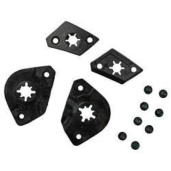 Leatt ADV 8.5/9.5 Anchor Kit Black крепление козырька, черный