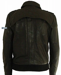 First M745CON Куртка мужская кожаная с темными заклепками