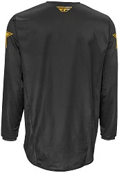 Fly Racing Kinetic Rockstar 2023, джерси черно-золотой