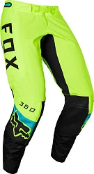 Fox Racing 360 Dier Youth Flow Yellow мотоштаны подростковые