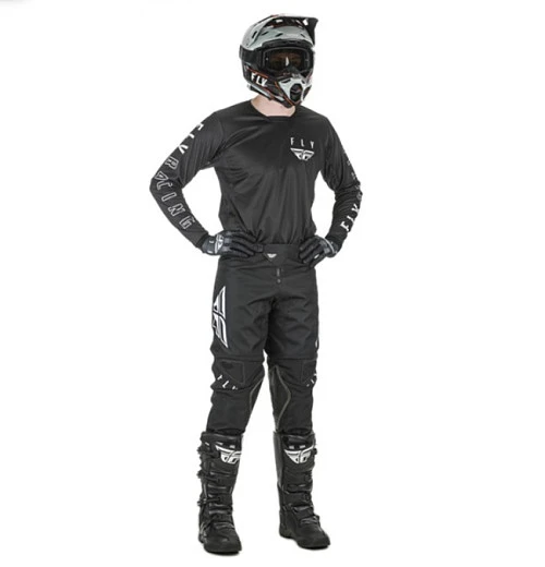 Fly Racing Kinetic K121 2021 комплект, черно-белый
