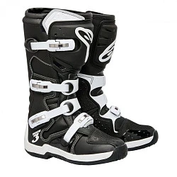 Alpinestars Tech 3 мотоботы кроссовые, черно-белый