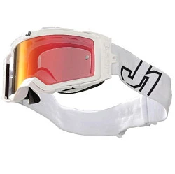 Just1 Nerve Absolute White мотоочки, красная линза