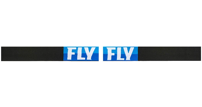 Fly Racing Zone 2020 мотоочки, сине-черный, синяя зеркальная линза