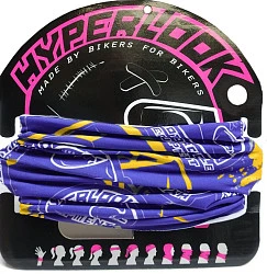 Hyperlook Scout баф мотоциклетный, фиолетово-желтый