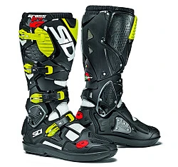 Sidi Crossfire 3 SRS мотоботы, бело-черно-желтый