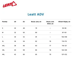 Leatt ADV Rally 7.5 HydraDri Black/Iron/Grey мотоштаны