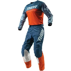 Thor S19 Pulse Air Acid комплект кросс, сине-оранжевый