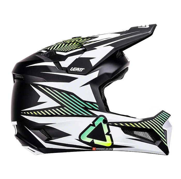 Leatt Kit Moto 3.5 Jr V26 Storm Teal шлем подростковый + Vizion 2.5s мотоочки