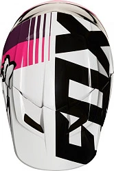 Fox Racing V1 Halyn 2018 шлем кроссовый, черно-малиново-белый