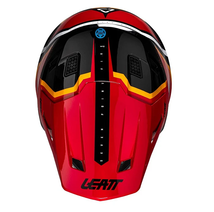 Leatt Kit Moto 7.5 V26 Red шлем кроссовый + Velocity 4.5 мотоочки, красный