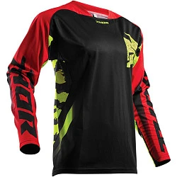 Thor Fuse Rampant джерси, черно-красный