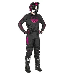 Fly Racing F-16 2021 комплект, черно-розовый