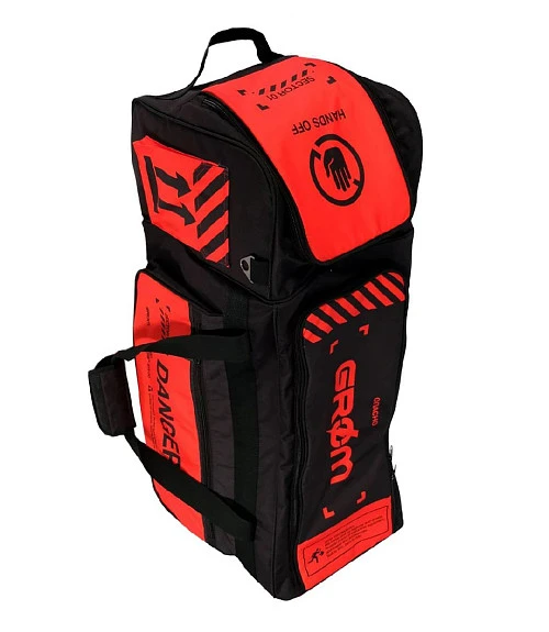 Grom MX Gearbag Danger Red сумка на колесах, черно-красный