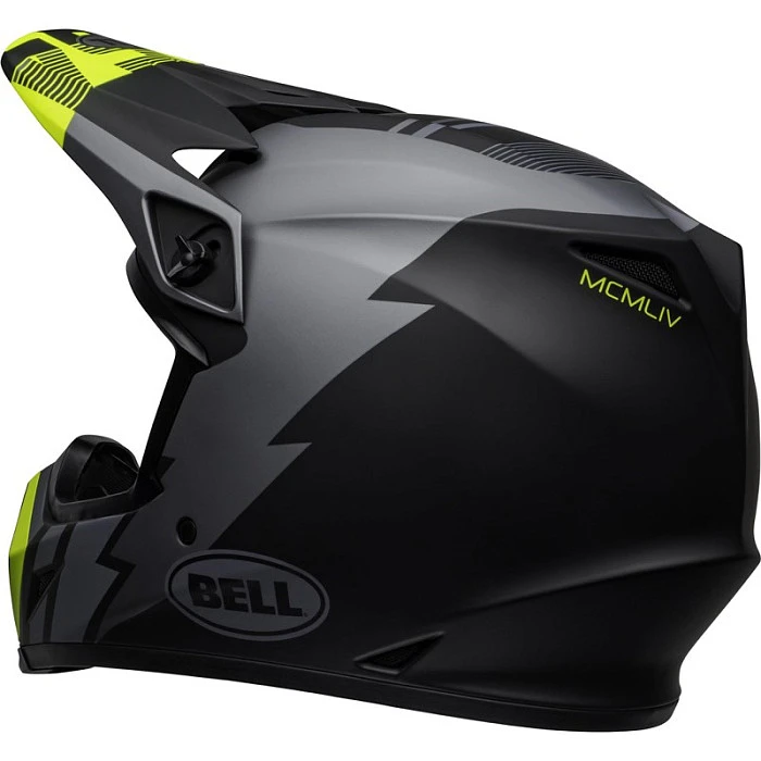 Bell MX-9 Mips Strike Matte шлем кроссовый, черно-желтый