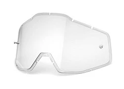 100% Racecraft/Accuri/Strata Anti-Fog Injected Clear линза
