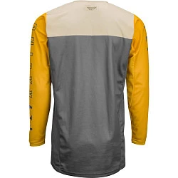 Fly Racing Kinetic K121 2021 джерси, желто-серый