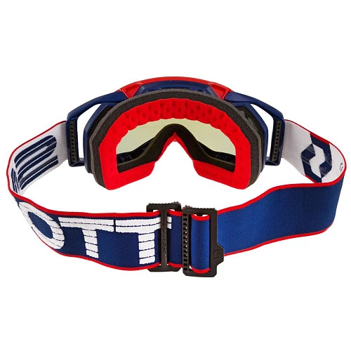 Scott Prospect Retro Blue/Red Blue Chrome Lens мотоочки