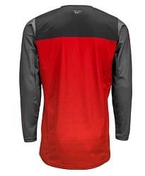 Fly Racing Kinetic K121 2021 джерси, красно-серо-черный