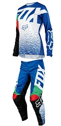 Fox Racing 180 Womens 2018 комплект женский, сине-белый