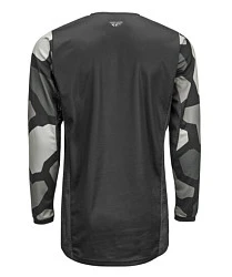 Fly Racing Kinetic K221 2021 джерси, черно-серый