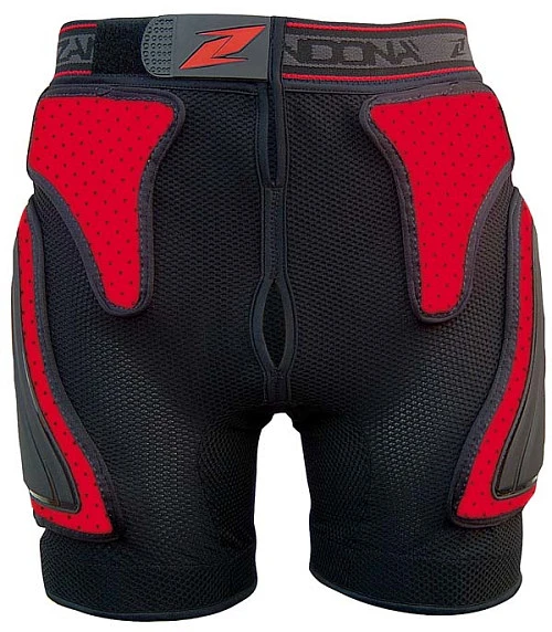 Zandona Cross Shorts Pro защитные шорты, черно красный