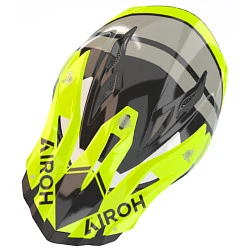 Airoh Aviator Ace 2 Engine Yellow Gloss шлем внедорожный