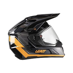 Leatt Kit ADV 7.5 Black/Orange шлем + Vizion 2.5 мотоочки, черно-оранжевый