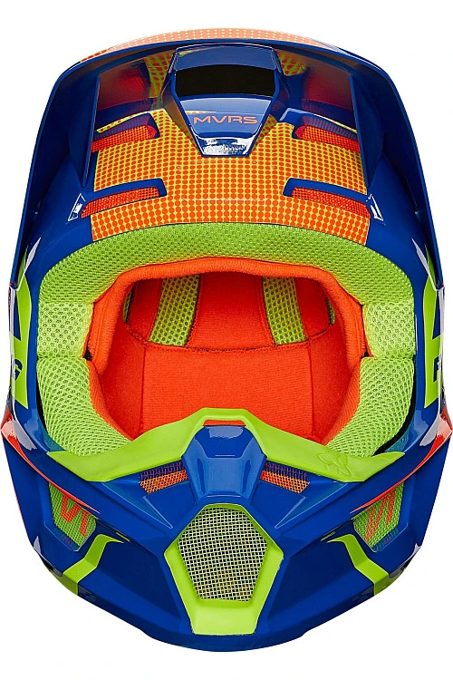 Fox Racing V1 Oktiv Blue шлем кроссовый