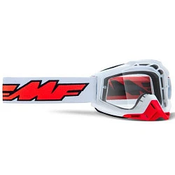 FMF Powerbomb Rocket White мотоочки, прозрачная линза