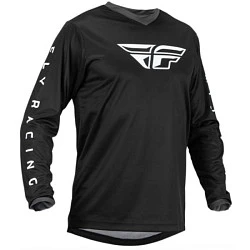 Fly Racing F-16 2023 Black/White джерси