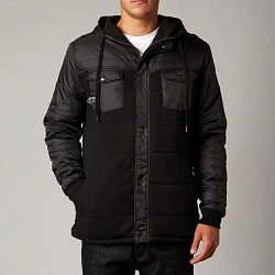 Fox Sentry Zip Front Fleece мотокуртка, черный