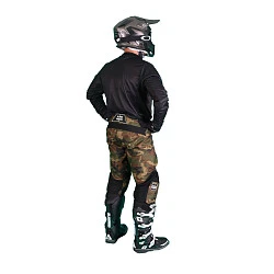 Blind Pigeon мотоштаны, зеленый камуфляж