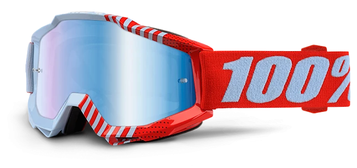 100% Accuri Cupcoy Mirror Blue Lens мотоочки