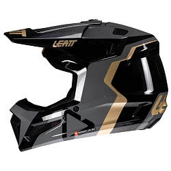Leatt Kit Moto 3.5 Jr V25 Black шлем подростковый + Vizion 2.5s мотоочки
