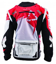 Leatt GPX 4.5 X-Flow мотокуртка эндуро, бело-черно-красный