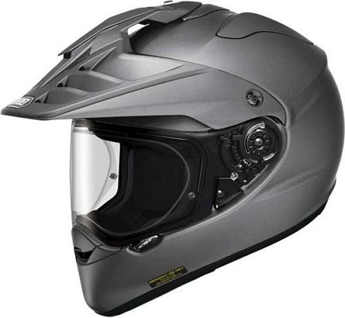 Shoei Hornet ADV MATT DEEP GREY PinLock шлем эндуро, серый матовый