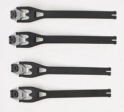 Fox Comp 5/5Y/3Y Strap Kit стрепы к мотоботам, черный (4 шт.)
