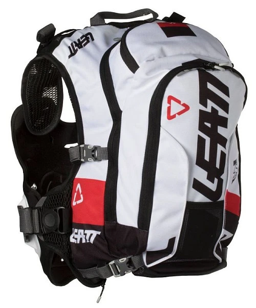 Leatt GPX 4.5 Hydra Chest Protector Black/White панцирь, рюкзак-гидропак, черно-белый
