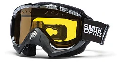 Smith Snow Option Otg Quick Strap Black-Silver Static очки снегоходные, черно-серый, двойная вентилируемая линза